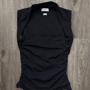 Aritzia Black Sleeveless Blouse
